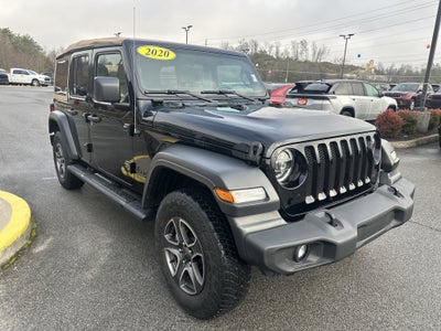 2020 Jeep Wrangler Unlimited Black and Tan 4X4